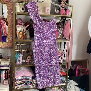 Purple sparkle dress